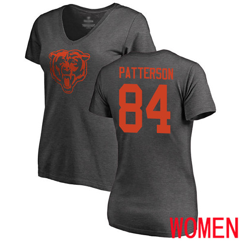 Chicago Bears Ash Women Cordarrelle Patterson One Color NFL Football #84 T Shirt